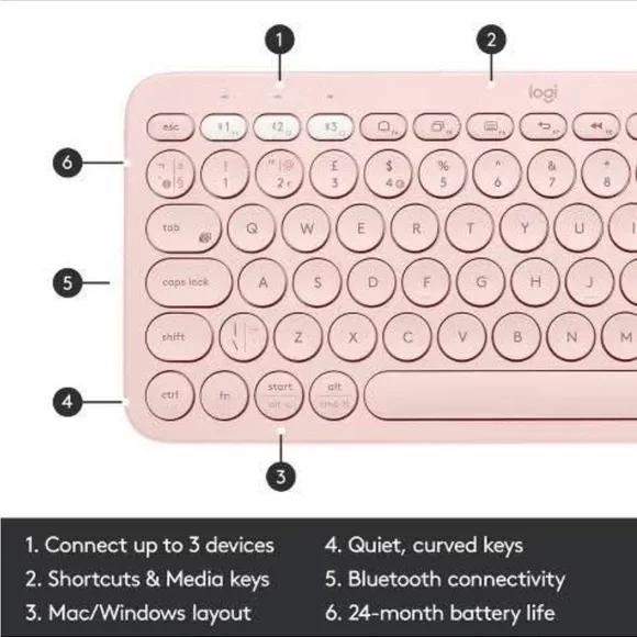 Logitech K380 & M220 Keyboard and Mouse Wireless set